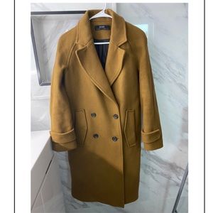 Zara wool double breasted coat